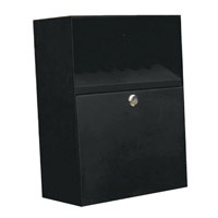 WALL MOUNTED ASH BIN - BLACK