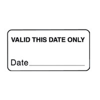 TIMETOKEN VALID THIS DATE ONLY BLK