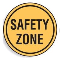 REG TRAFFIC SIGN SAFETY ZONE