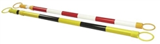 Red & White Reflective Retractable Barrier Bar - Retractable Barrier Bar