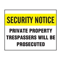 S.THRU SECURITY LABELS PRIVATE PROPER..