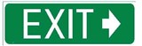 GUIDANCE SIGN EXIT ARR/R POLY GLO