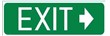 GUIDANCE SIGN EXIT ARR/R POLY