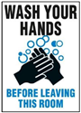 Hygiene+Food Sign Wash Your 225X300 Pol , Safety Signs, Sold Per Sgn With Qty Of  1