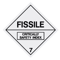 FISSILE 7 LABELS 50MM PK50