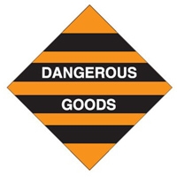 DANGEROUS GOODS LABELS 50MM ROL 1000 ORG