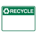 BLANK SIGN PANEL RECYCLE 600X450 MTL