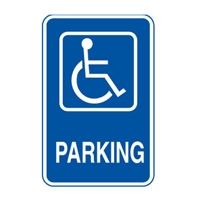 ACCESS SIGN PARKING 300X450 REF A