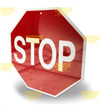 SIGN-DIREC STOP 600X600 REF A