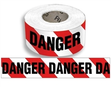 Barrier Tape - Red/White Danger
