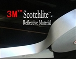 3M 8910 Silver Reflective Fabric Sew On Tape 50mm x 50m