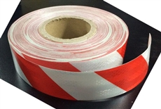 Class 1 Reflective Tape Red/White 50mm x 45.7mtr roll