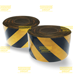 3M Class 1 Reflective Tape Black/Yellow 100mm x 45.7mtr roll