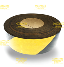 Class 1 Reflective Tape Yellow/Black 50mm x 45.7mtr roll