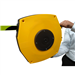 Superior - Greeny Yellow/Black 25M. Retractable Barrier Tape