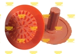 Orange Tap-In Compfit Poly Tactile Indicators Hazard Studs
