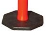 Temporary Bollard 8kg heavy duty rubber base