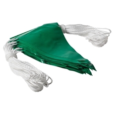 Bunting flags - Green - 30 metres