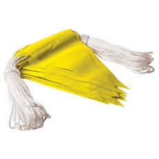 Bunting flags - Greeny Yellow - 30 metres