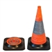 retractable traffic cone 450mm orange