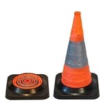 retractable traffic cone 450mm orange