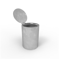 140mm diameter in-ground stainless steel sleeve - core drilled for Cam-Lock Removable Bollard