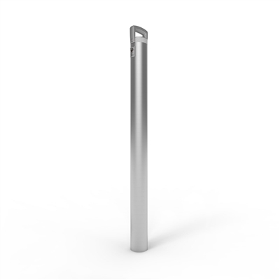 Cam-Lok Removable Bollards Below Ground - Cam-Lok 90mm Dia. Freestanding Post & Handle - 316 Ss - 3.05mm (2 X Bclkey P.O.), Sold Per Each