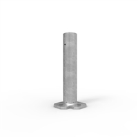 Corner post adjustable foot