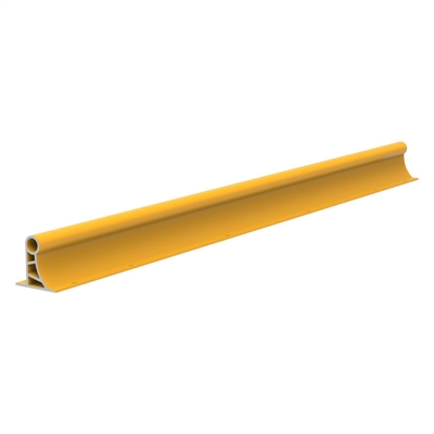 Heavy Bump Rail 2400 x 165 x 8mm Aluminium - Yellow