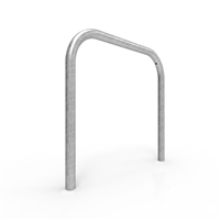 Bike Rail - Style 1 - Rounded 850 X 800mm Below Ground - Galvanised Steel