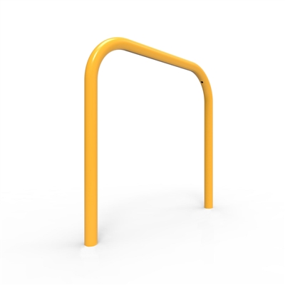 Bike Rail - Style 1 - Rounded 850 X 800mm Below Ground - Galvanised Steel And Powder Coated