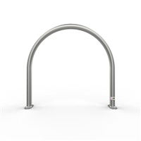 Bike Rail - Style 3 Surface Mounted 316 Stainless Steel