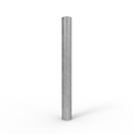 Retractable Bollard Replacement 900mm - Galvanised D: 90mm H: 1150mm Wt: 12.5kg Wall Thickness: 5mm