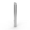 Sleeve-Lok Removable Bollards - Sleeve-Lok 140mm Dia. Freestanding Post & Handle - 316 Ss - 3.05mm (No Padlock), Sold Per Each