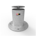 Sleeve-Lok Removable Bollard 140mm Holder - Surface Mounted