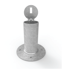 Sleeve-Lok Removable Bollard 90mm Holder - Surface Mounted