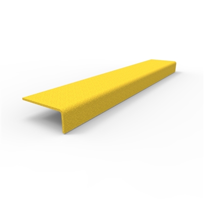 FRP Stair nosing 450 x 76 x 30mm yellow