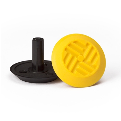 Warning Tactile Indicators Round Pack Of 100 - Yellow Tpu