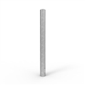 Heavy Duty Steel - Round Bollard 140mm Below Ground - Galvanised