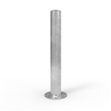 Heavy Duty Round Bollards - Centurian 165mm diameter surface mount bollard (loose cap), Galv finish