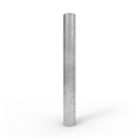 Heavy Duty - Centurian 220mm diameter below-ground bollard (loose cap), Galv finish