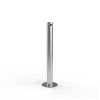 90mm diam. s'face mount bollard