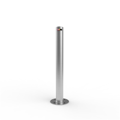 90mm diam. s'face mount bollard