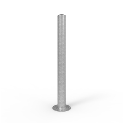 Economy - Centurian 90mm diameter surface mount bollard - Galv finish