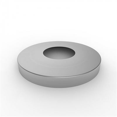 Base Cover to suit 168mm Round Bollard - 316 Stainless Steel