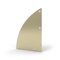 De-fence gate kick plate 300 x 200 x 3mm