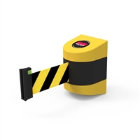 Advanced Wall Mount Barrier 10m PVC Black Yellow