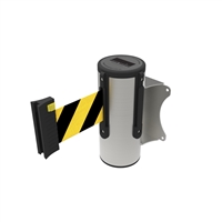 Neata Wall Mount Barrier 3M - 304 Stainless Steel - Black/Yellow