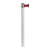 Stanchion Fixed In-Floor Economy Belt Post 3M - Red