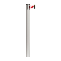 Stanchion Fixed In-Floor Economy Belt Post 3M - Red/White